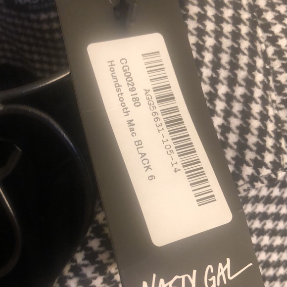 Nasty gal houndstooth coat - Picture 7 of 10